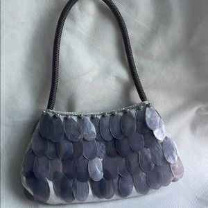 Capiz shell mini purse bag Last piece